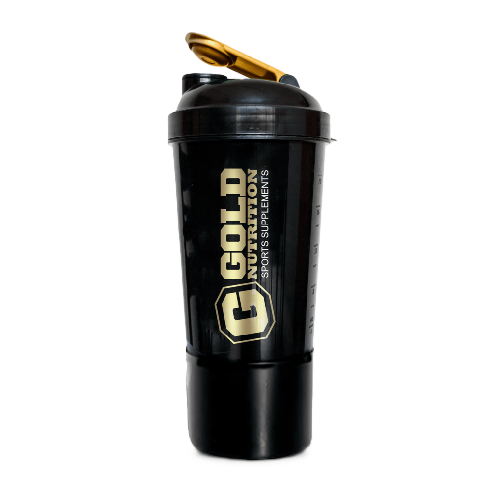 Shaker Gold Nutrition Compartimientos (Negro)