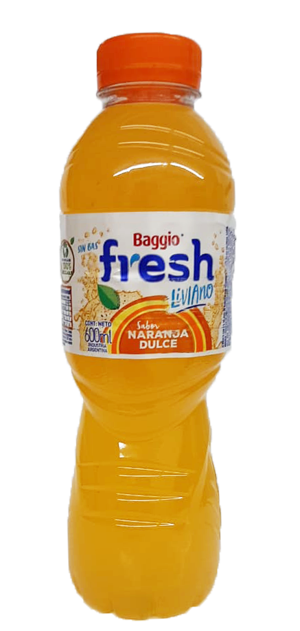 Agua Saborizada Baggio Fresh Naranja 600ml