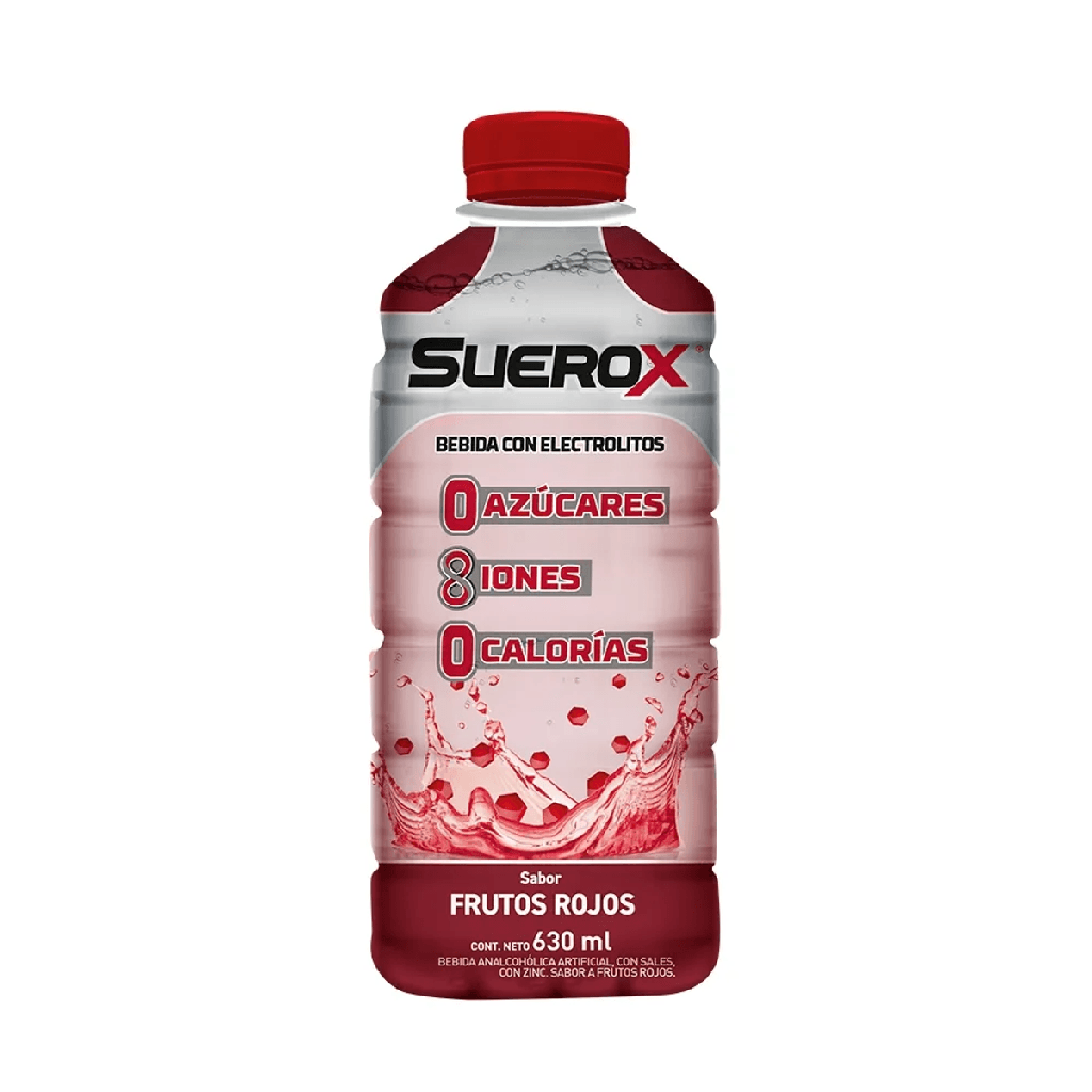 Suerox frutos Rojos/Manzana 630 ml