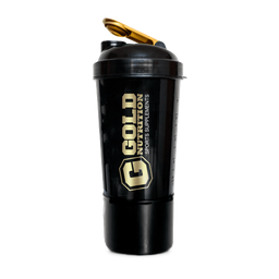Shaker Gold Nutrition Compartimientos (Negro)